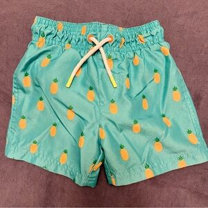 Cat & Jack Pineapple Swim Trunks in 2T